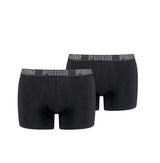PUMA BASIC BOXER KORT MEN (PAKK på 2) Sort størrelse m