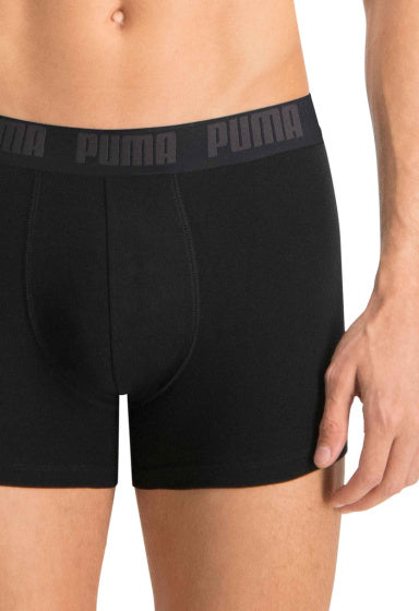 PUMA BASIC BOXER KORT MEN (PAKK på 2) Sort størrelse m