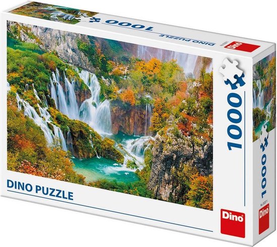 Dinotoys Dino Puzzle - vodopády Plitvice Chorvatsko - 1000 kusů