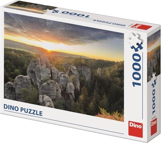 Dinotoys Dino Puzzle - Panorama of the Rocky Mountains - 1000 kusů