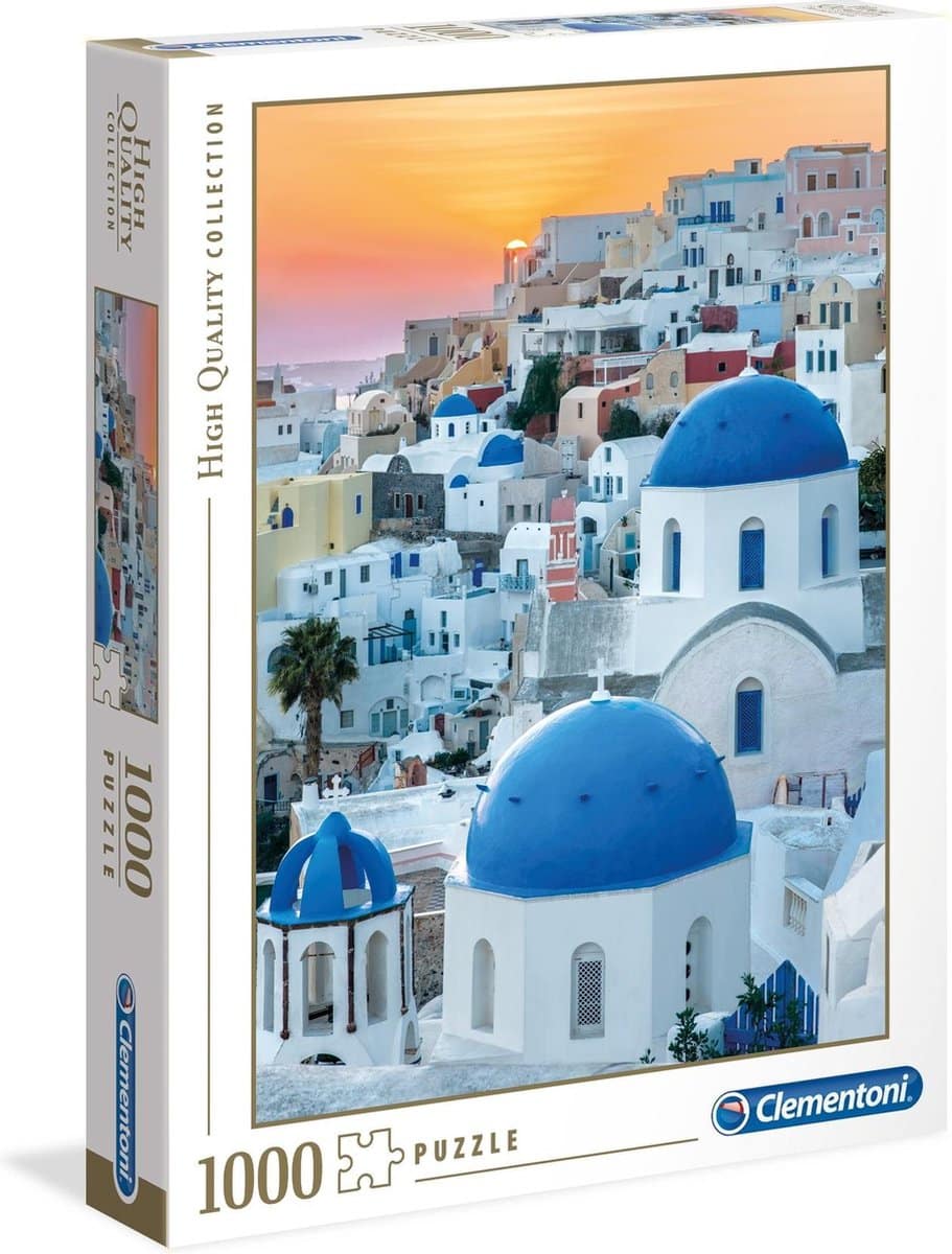 PUALLE CLEMENTONI - SANTORINI CITYSCAPE - 1000 pezzi