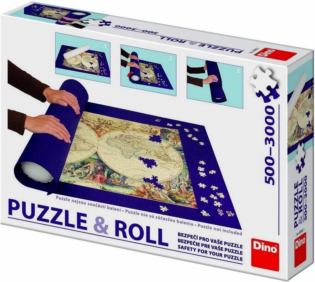Dinotoys puzzle amp; Roll - Rollable Puzzle Mat pro 500 až 3000 kusů