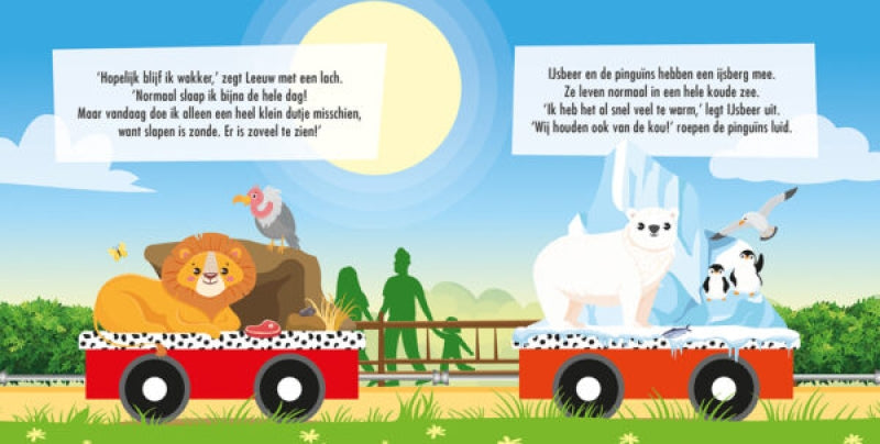 Boek en Puzzeltrein Dierentuin