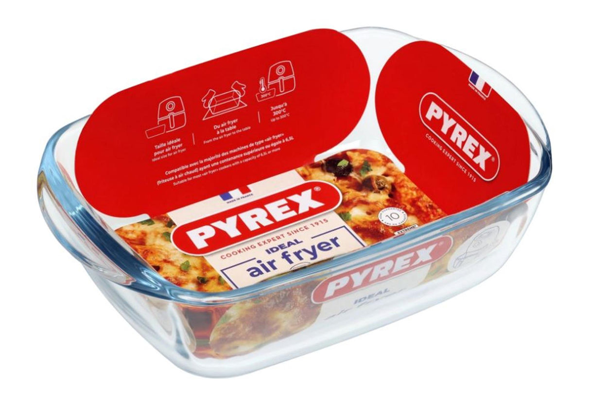 Pyrex air fryer rectangular dish 1.2L