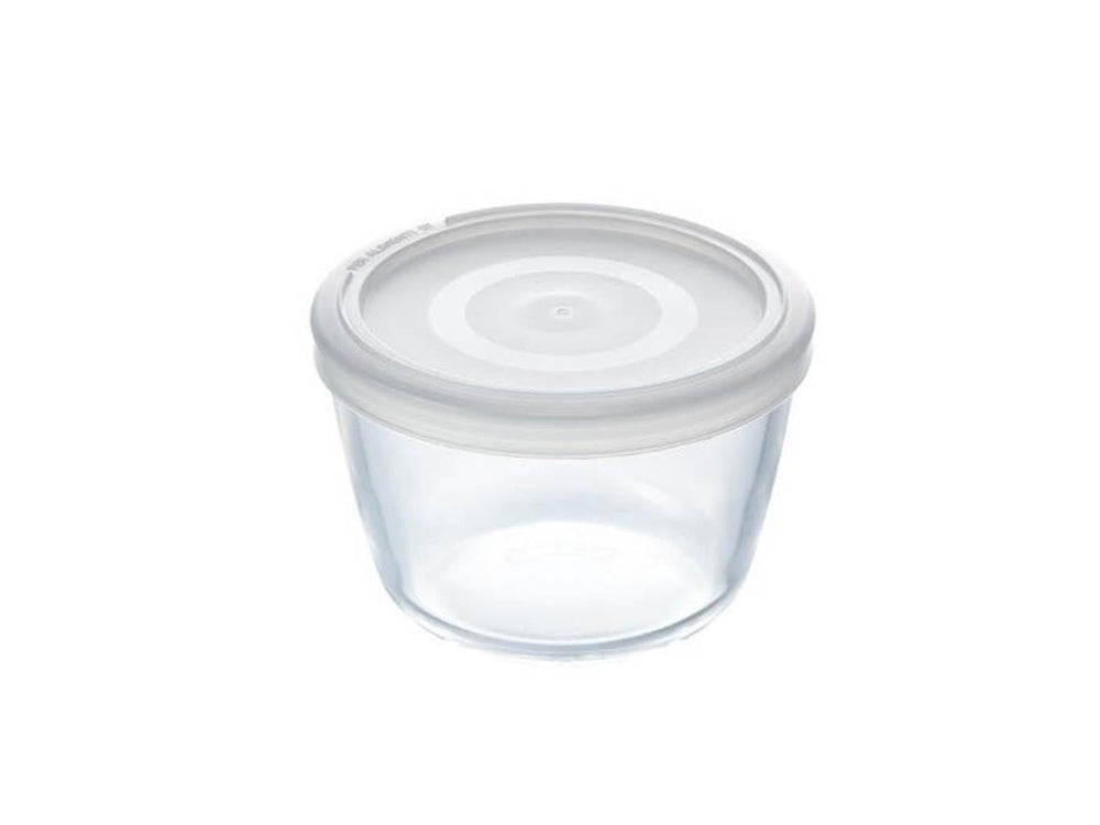 Escala de congelación de Pyrex Cook alrededor de 0.6L 12 cm con tapa adhesiva