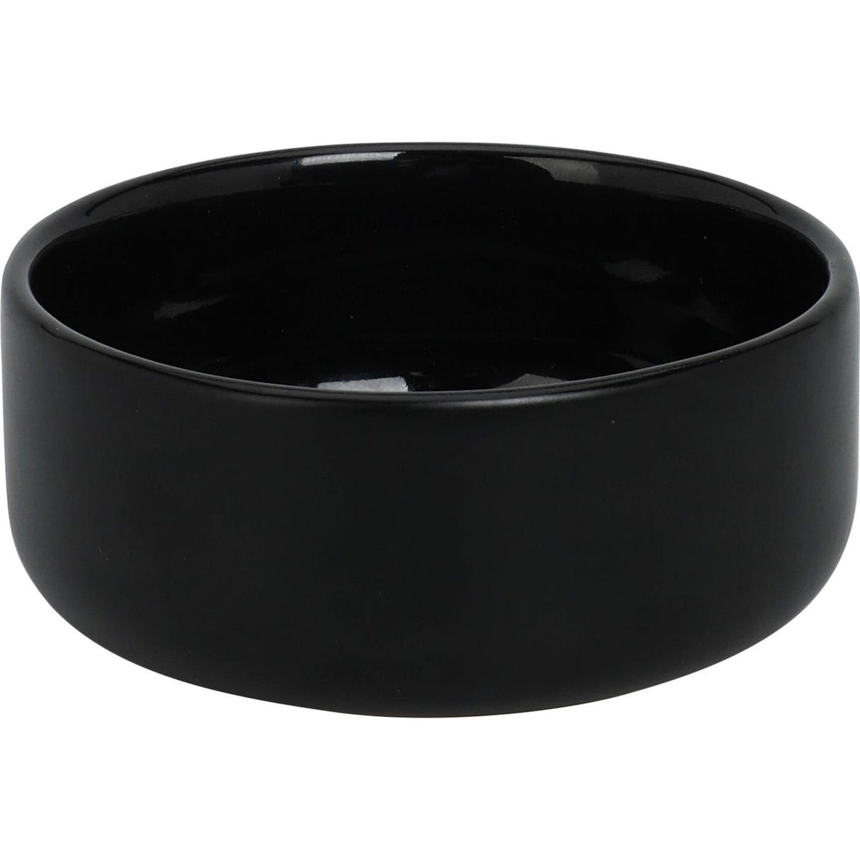 Excellent houseware schaal aardewerk 160ml zwart