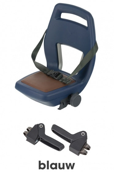 Asiento trasero de qibbel junior 6+ reposapiés + azul cinturón