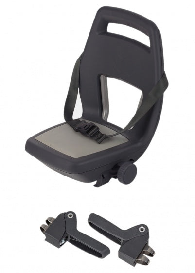 Asiento trasero de qibbel junior 6+ reposapié + gris cinturón