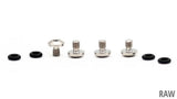 Oak components titanium screws set for sram bleedport mineral oil (4 pieces)
