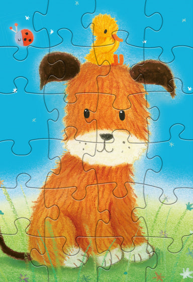 REBO PRODUCTIONS DOG Duck puzzle Junior 24 24 pieces