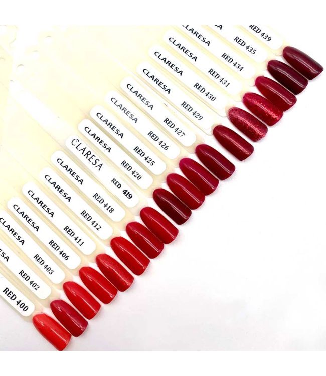 Claresa UV LED Gelak 5ml Red 411 Jardín soleado