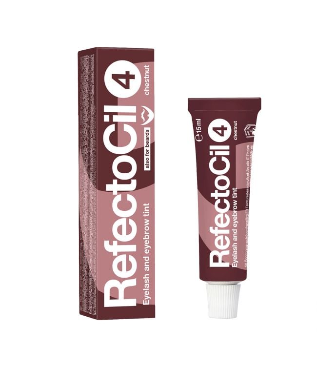 Vernice per ciglia Refectocil Castagna n. 4 15 ml