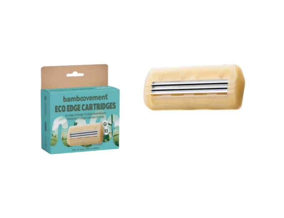 Bamboo cement razor blade refill - ecoedge - 5 pieces