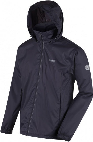 Regatta Lyle IV Raincoat Hooded Men Grey Velikost l