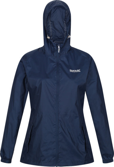 Regatta Pack-It III Rain Jacket Ladies Dark Blue Size xl