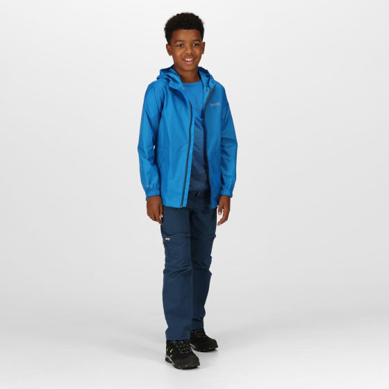 Regatta Pack It III regenjas jongens blauw maat 13 jaar