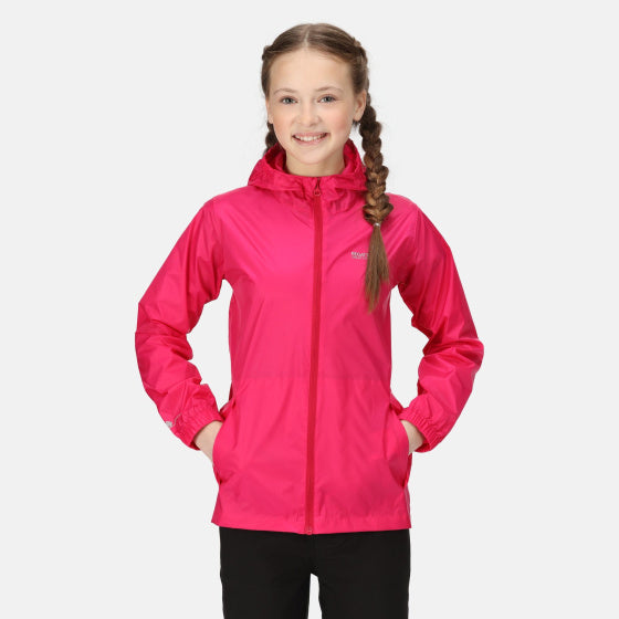 Regatta Pack it III Raincoat Girls Pink Size 13 Years