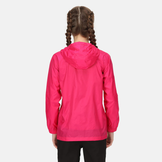 Regatta Pack It III Raincoat Girls Pink Størrelse 9-10 år