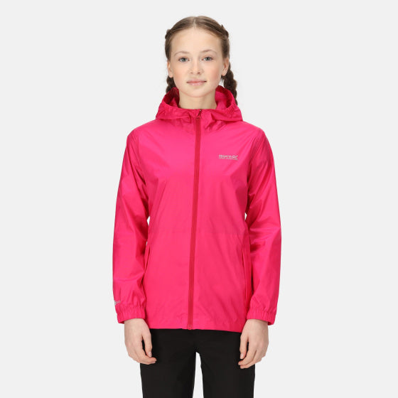 Regatta Pack It III Raincoat Girls Pink Størrelse 13 år
