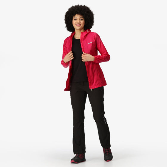 Regatta Pack It III Shell Jacket Ladies Pink Size XL