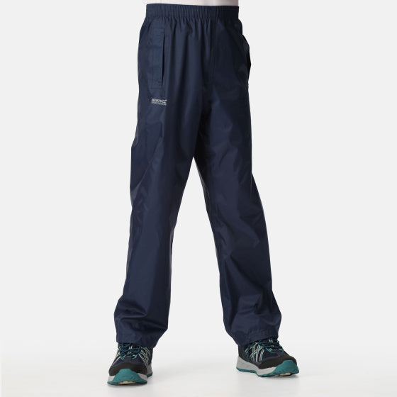 Regatta Rain Pants Pack It Junior Dark Blue Size 11-12 år