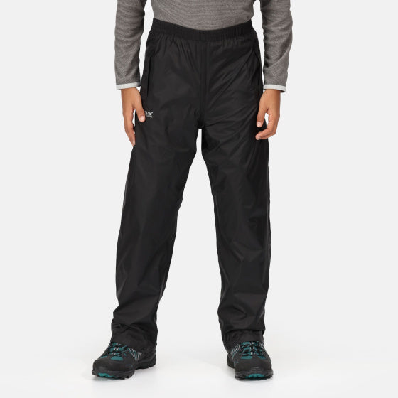Regatta Rainbroek Pack It Junior Black Size 9-10 let