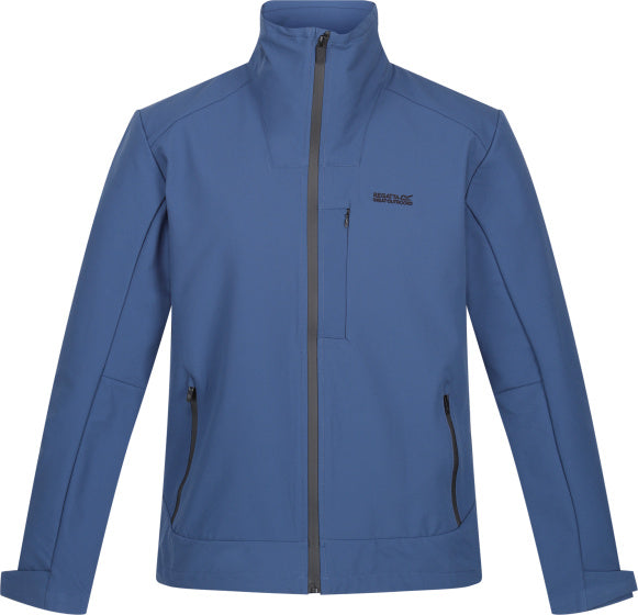 Regatta iwwermoor softshellcoat Männer blo Gréisst xl