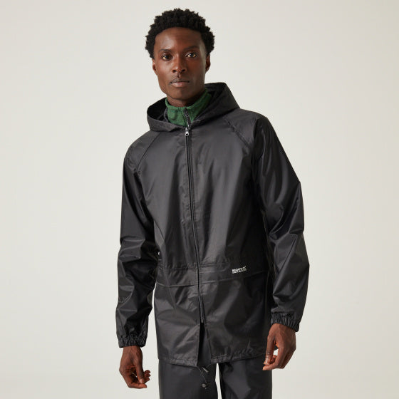Regatta Stormbreak Raincoat Men sort størrelse L