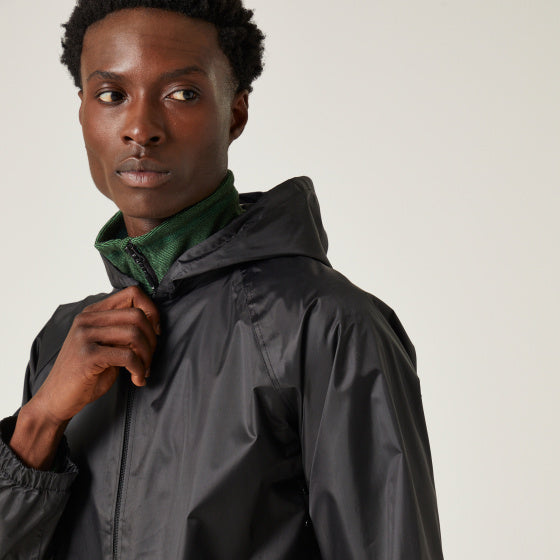 Regatta Stormbreak Raincoat Men sort størrelse L