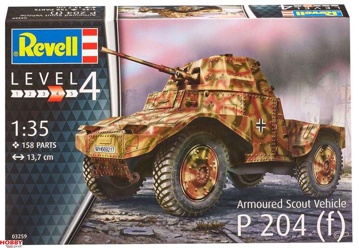 Oklepno skavtsko vozilo Revell vozilo P 204 (f) 03259