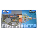 Fast pioneer toy gun with rotating warehouse 36 bullets