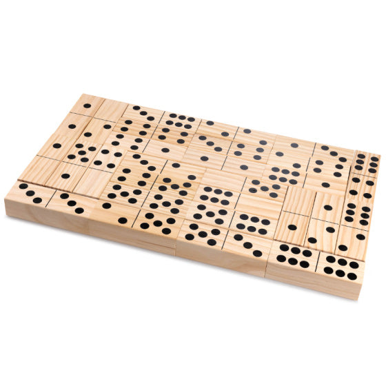Grasshopper 4-en-1 Games de jardin en bois kubb domino jenga