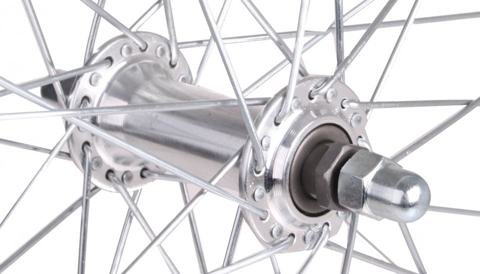 Rodi prednja kolesa Hibrid 28 -palčni velgrem aluminij 36G srebro