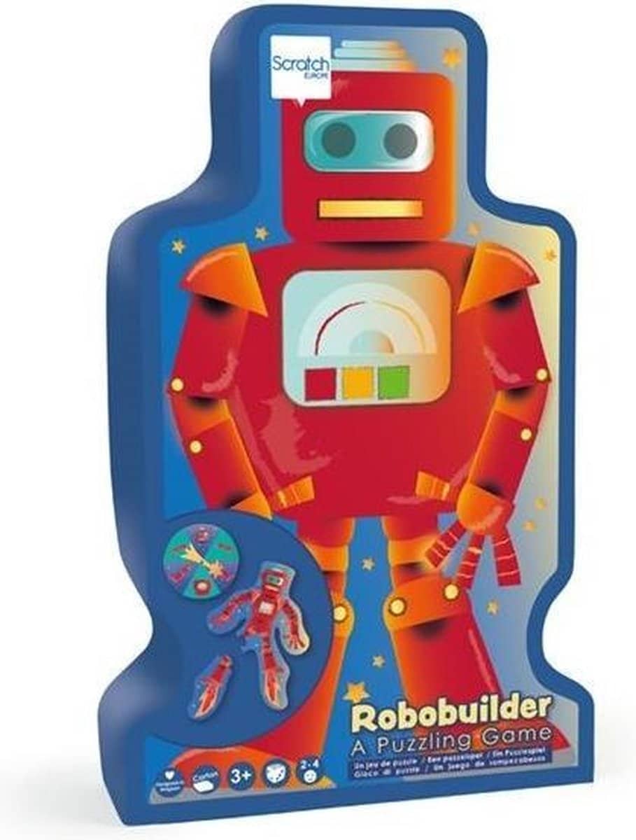 Šaškės braižo formas dėlionės robotas Robobuilder
