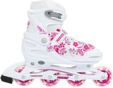 Rake Compyen 8.0 Inlinesates Softboot Meedercher Wäiss Pink Gréisst 34-37