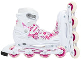 Rake Compyen 8.0 Inlinesates Softboot Meedercher Wäiss Pink Gréisst 34-37