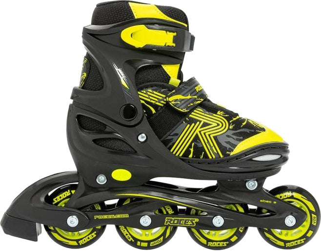 Roces Inline Skates Jokey 3.0 Softboat 82a Black Yellow Size 34-37