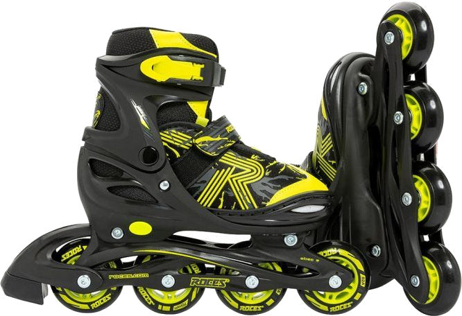Roces Inline Skates Jokey 3.0 Softboat 82a črna rumena velikost 30-33