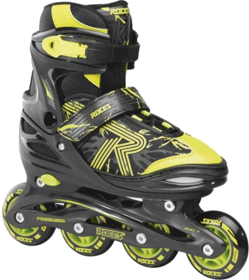Roces Inline Skates Jokey 3.0 Softboat 82a črna rumena velikost 30-33