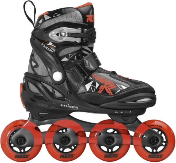 Roces inline brusle Moody Tif 82a Black Red Velikost 36-40