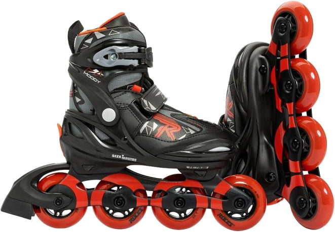 Roces inline brusle Moody Tif 82a Black Red Velikost 36-40