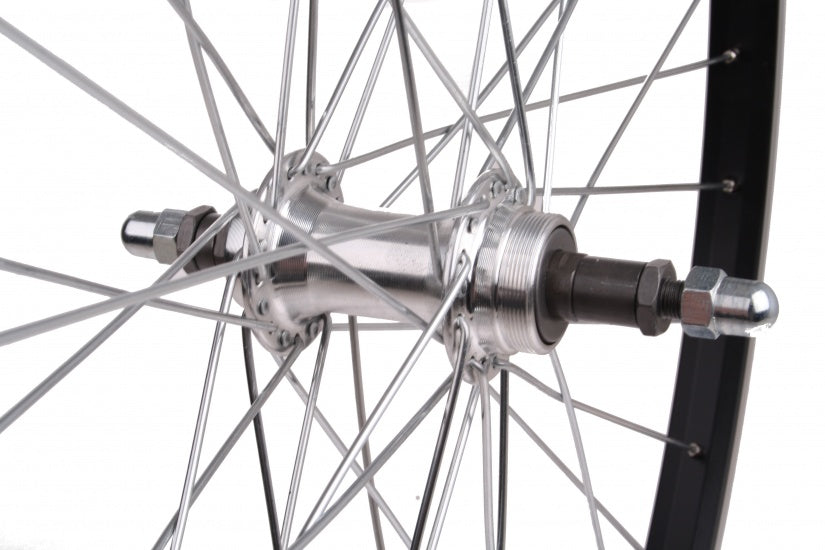 Roue arrière paraflex hybride 28 pouces velgrem aluminium noir