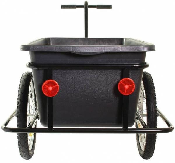 Roland Big Boy Bicycle Trailer - plastová ocel - 90L - černá