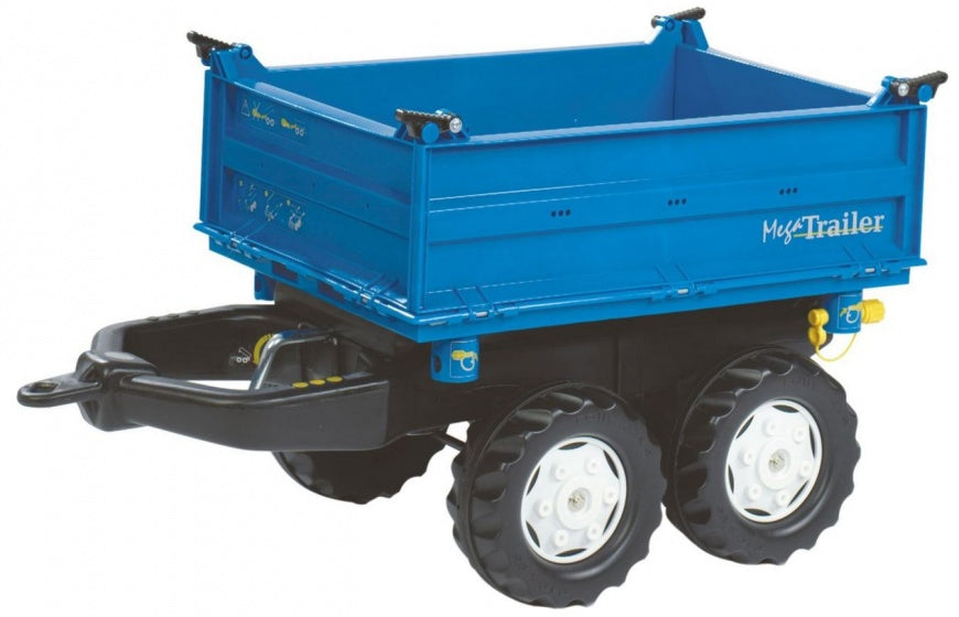Přívěs Rolly Toys Trailer Rollymega Trailer 88 x 47 x 45 cm modrá