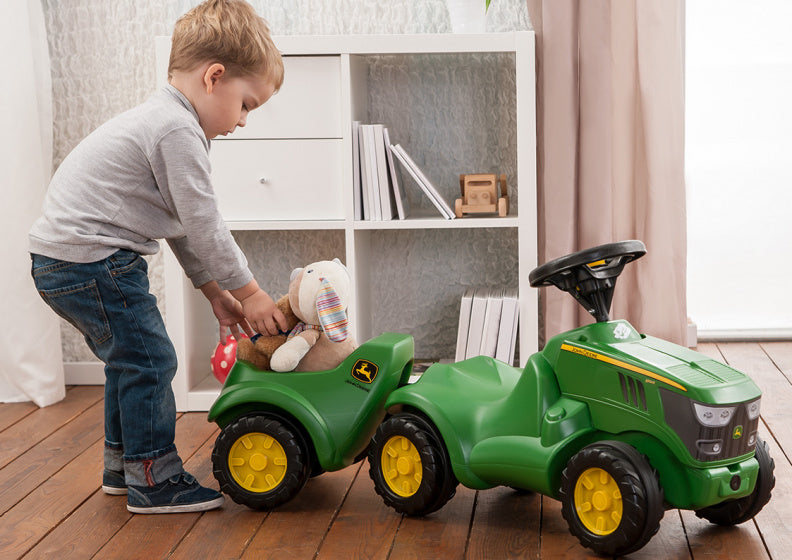 Rolly Toys Trailer Rollysinitrac John Deere 34 x 30 cm zielony