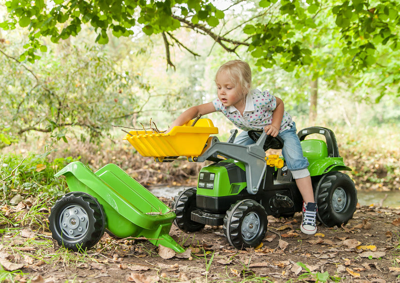 Rolly Toys Stair Tractor with trailer Rollykid Deutz-Fahr 5115 G TB