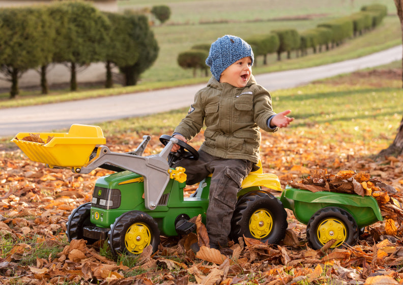 Traktor stopnišča Rolly Toys Rollykid John Deere Junior Green