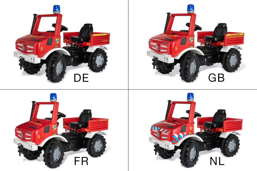 Rolly Toys Treppe Rollyunimog Feuer 118 x 81 x 54 Rot