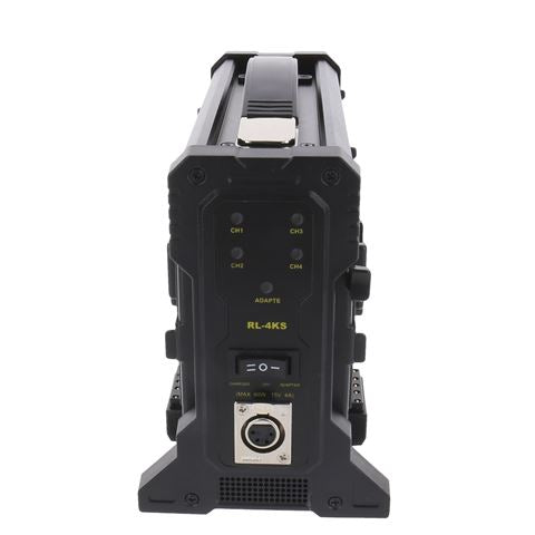 Rolux polnilnik baterije RL-4KS za 4 x V-mount baterijo