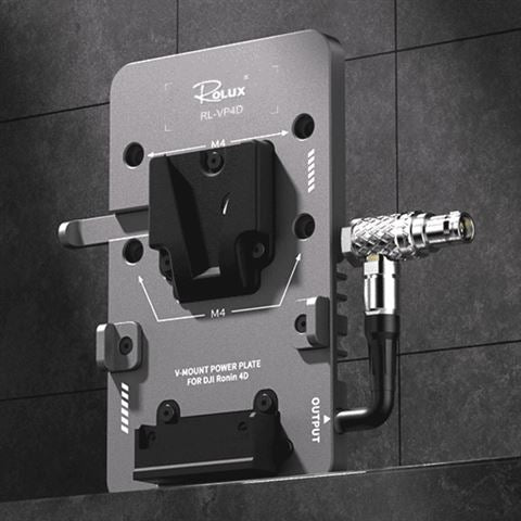 Rolux v-mount battery plate rl-vp4d voor dji ronin 4d